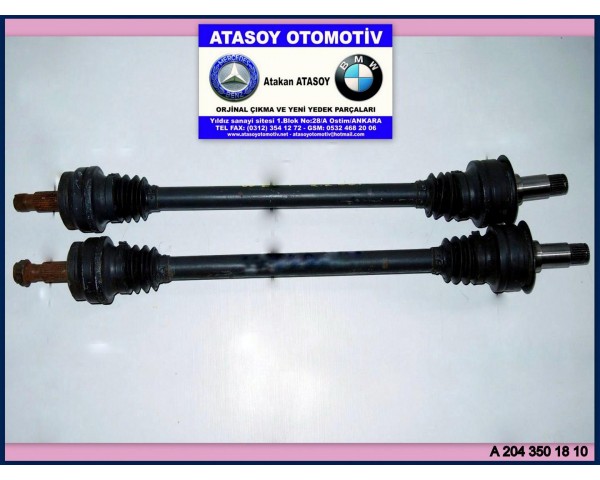 MERCEDES W204 C220CDI AKİS 2043501810 2043502110 A2043501810 A2043502110 ÇIKMA C220CDI ÇIKMA AKİS